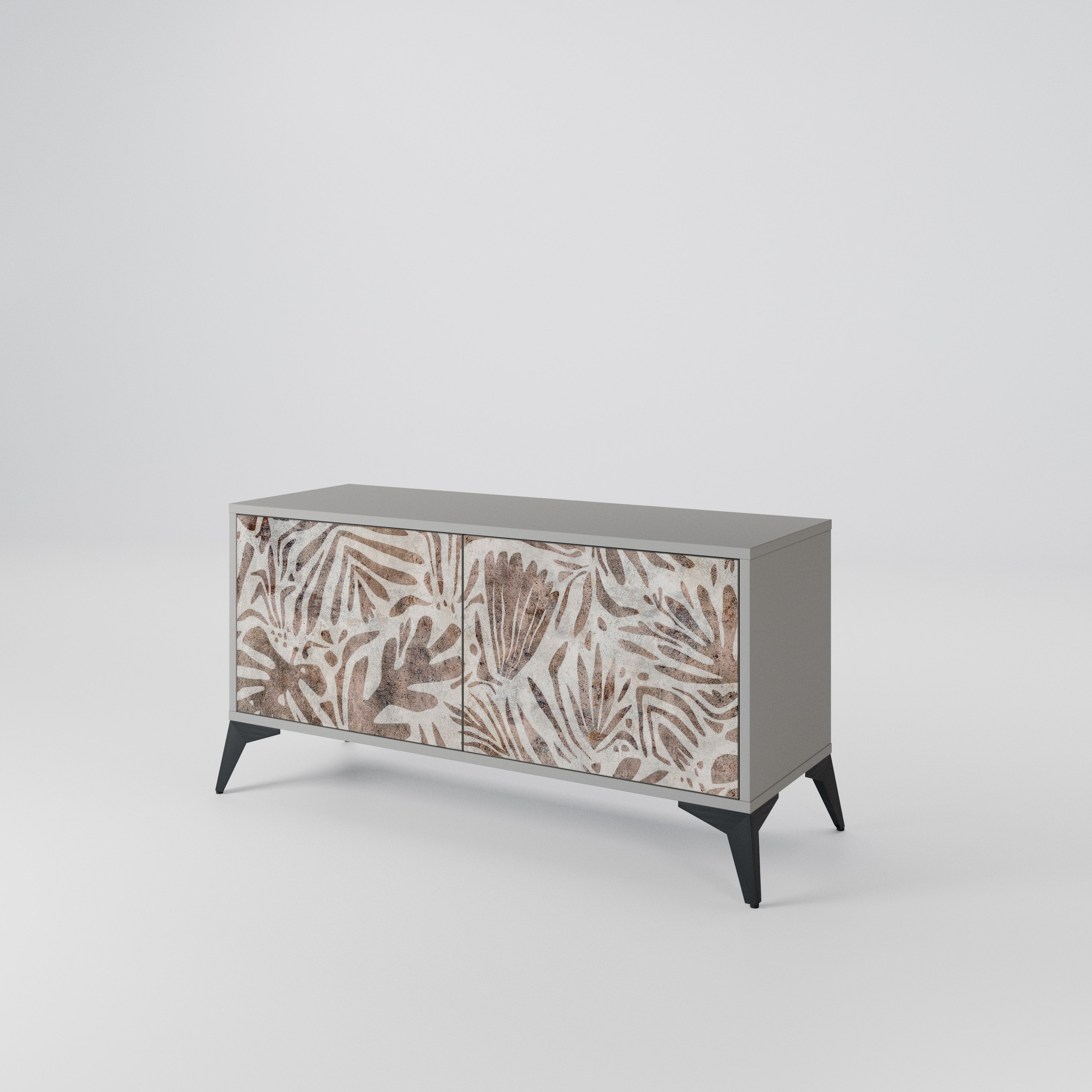 PASSING TIME Kompakt TV-bänk med 2 dörrar