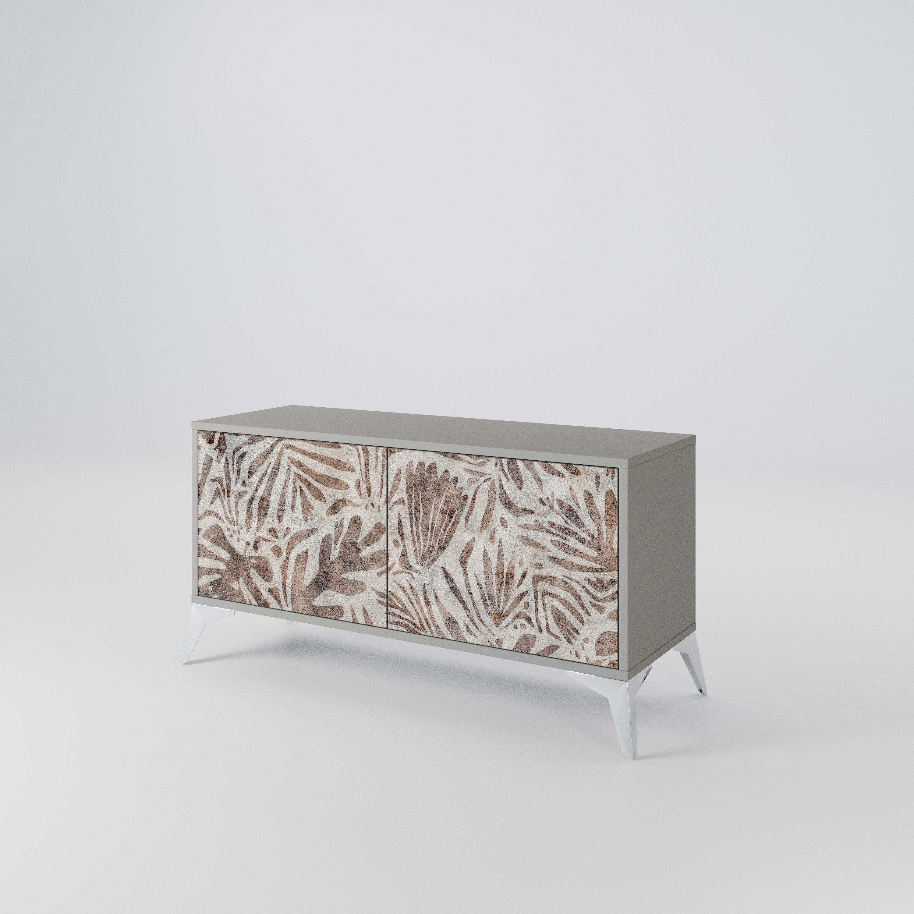 PASSING TIME Kompakt TV-bänk med 2 dörrar