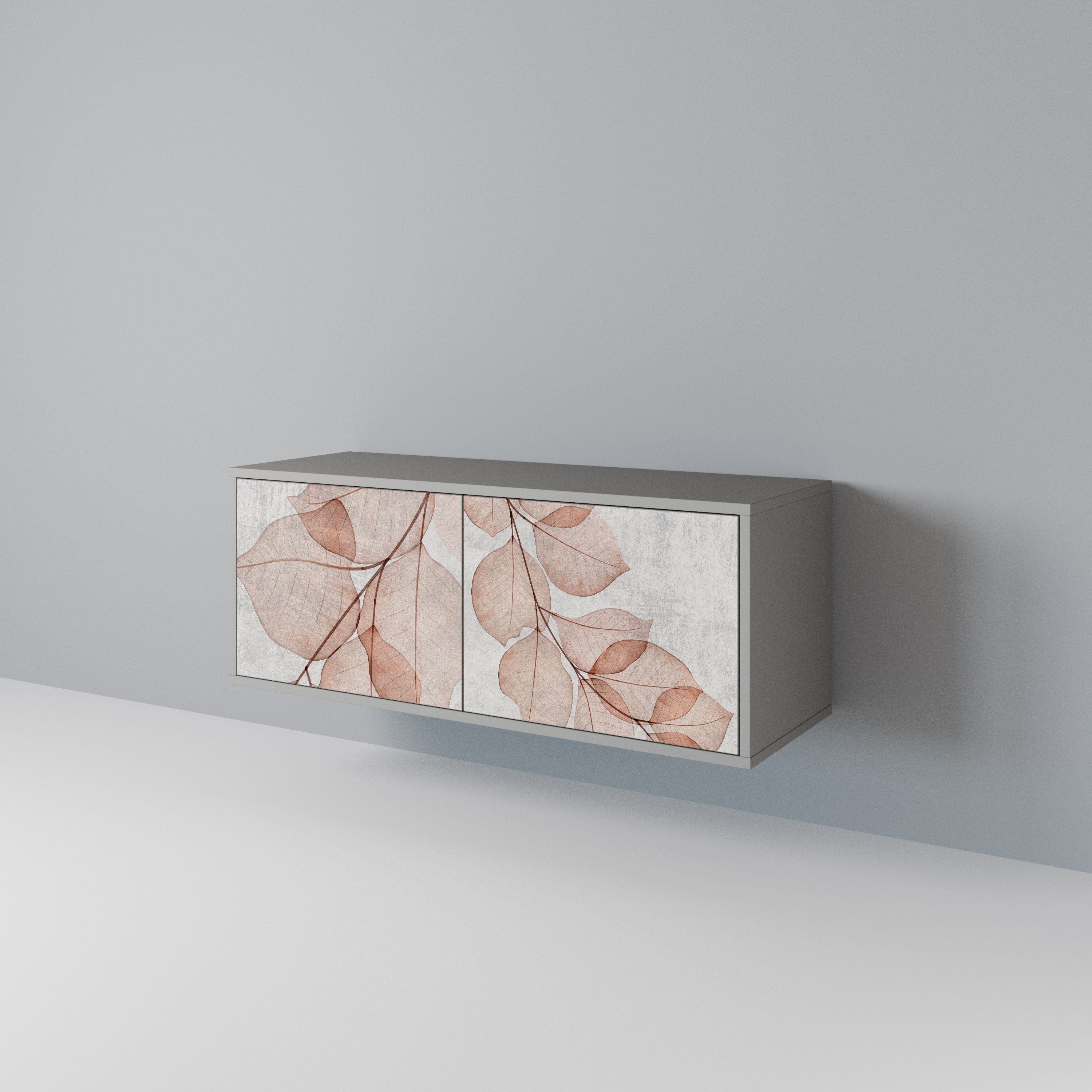 AUTUMN FRAGILITY Kompakt TV-bänk med 2 dörrar