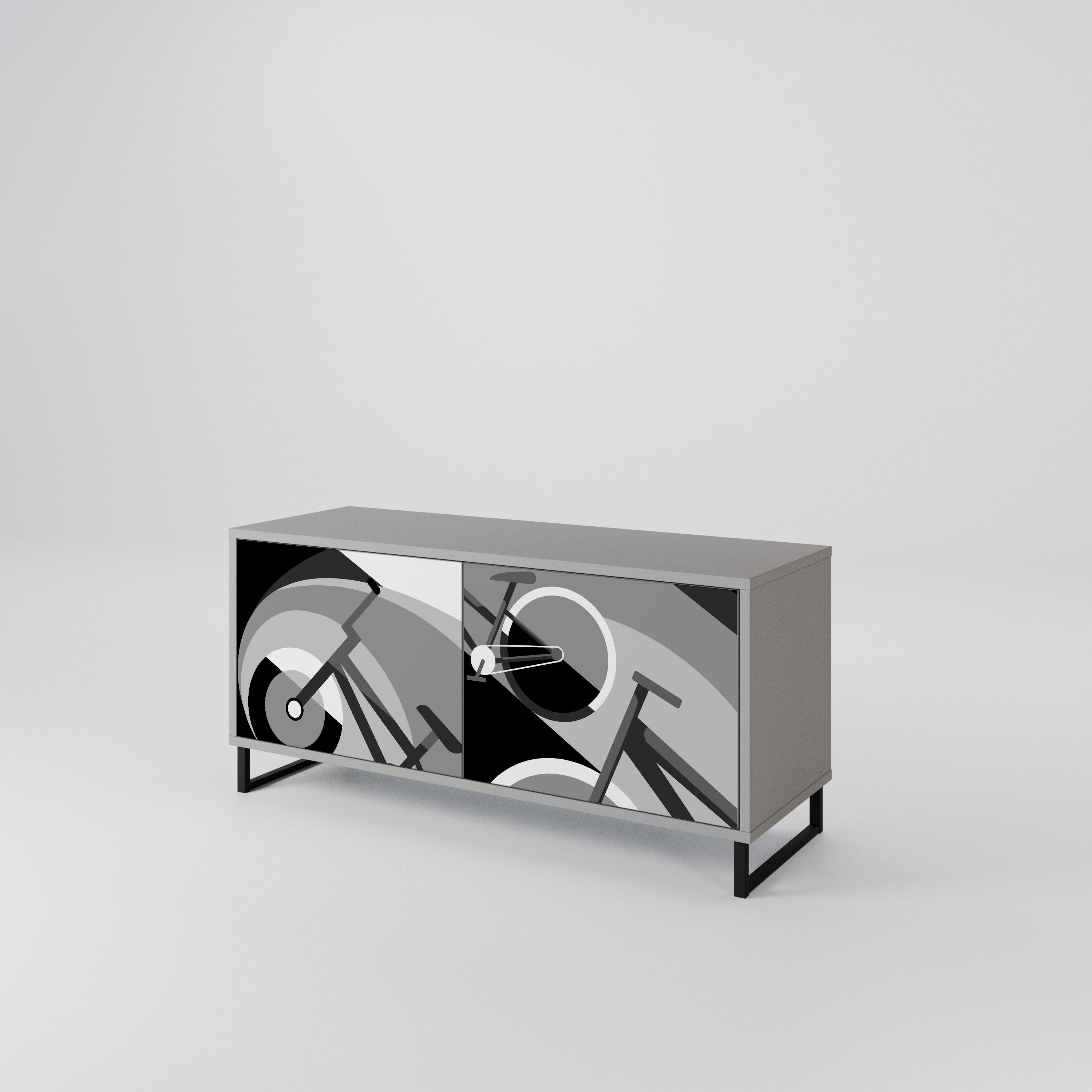 BIKE ENERGY Kompakt TV-bänk med 2 dörrar