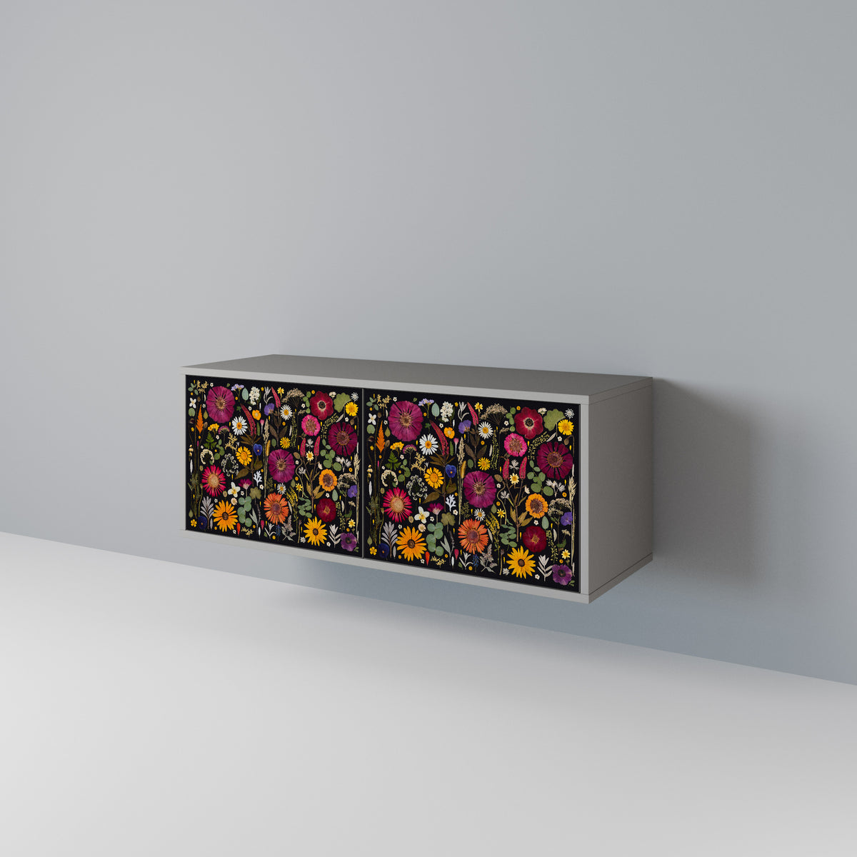 MIDNIGHT GARDEN Kompakter 2-türiger TV-Schrank