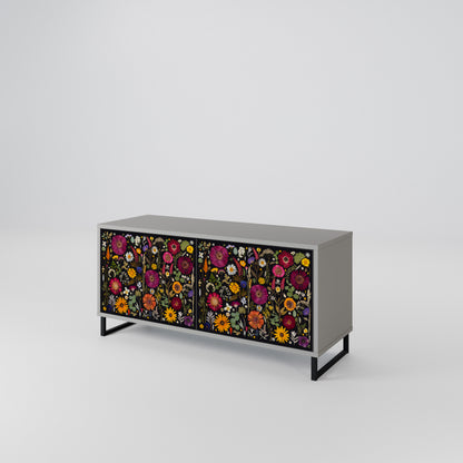 MIDNIGHT GARDEN Kompakter 2-türiger TV-Schrank