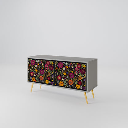 MIDNIGHT GARDEN Kompakter 2-türiger TV-Schrank