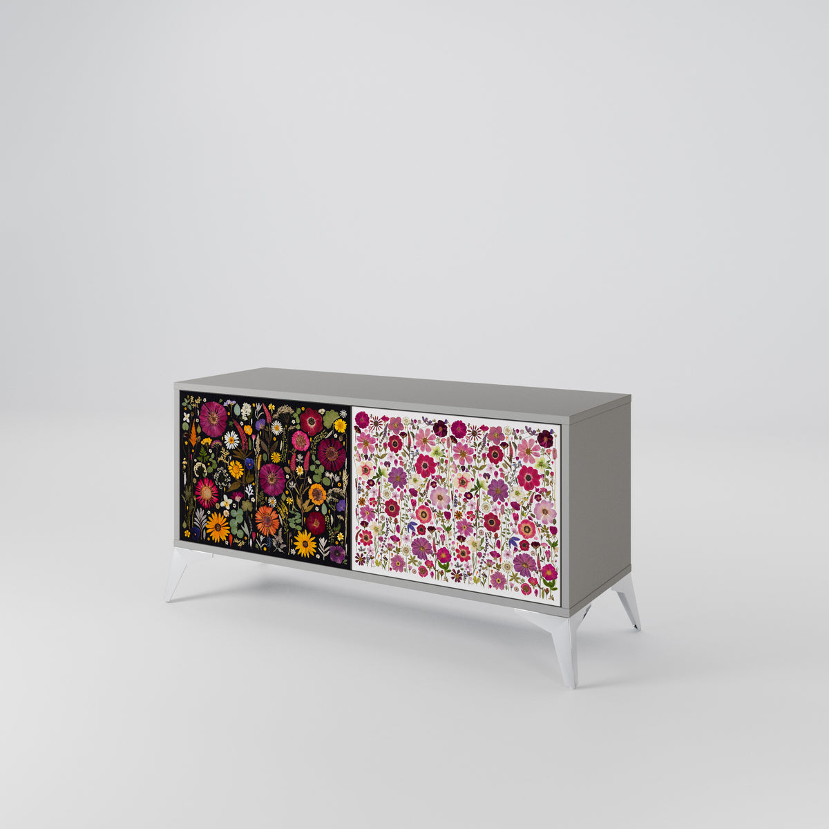 DAYNITE GARDEN Mueble de TV Compacto de 2 puertas