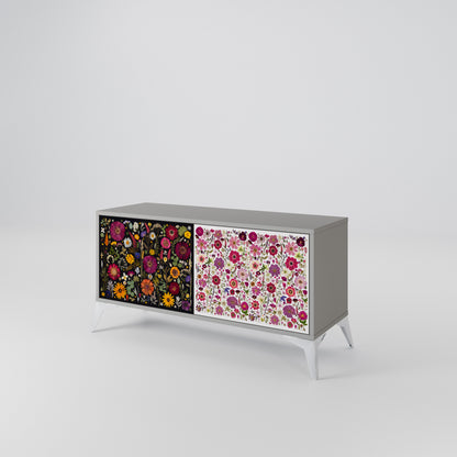 DAYNITE GARDEN Mueble de TV Compacto de 2 puertas