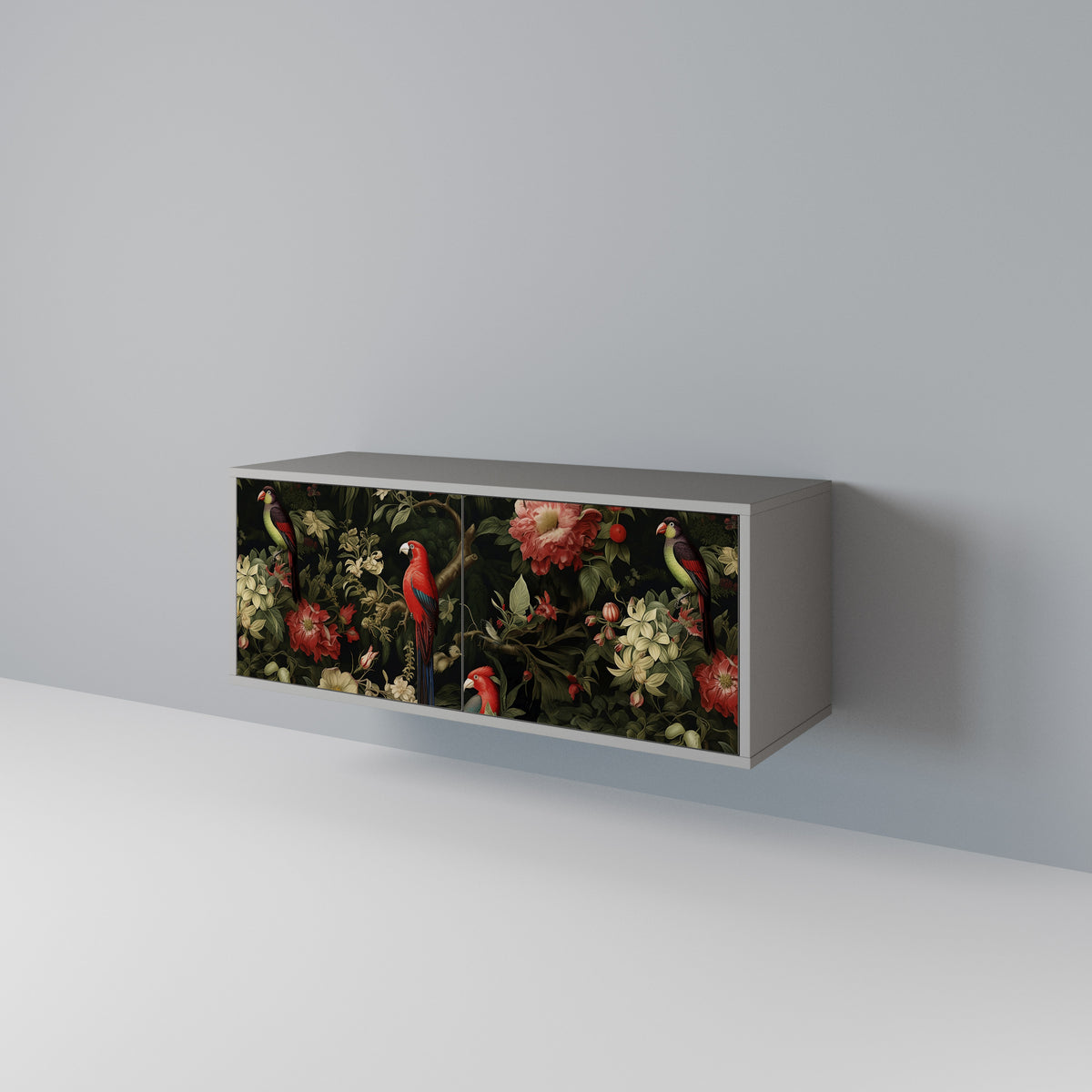 AVIAN GREENERY Kompakt TV-bänk med 2 dörrar