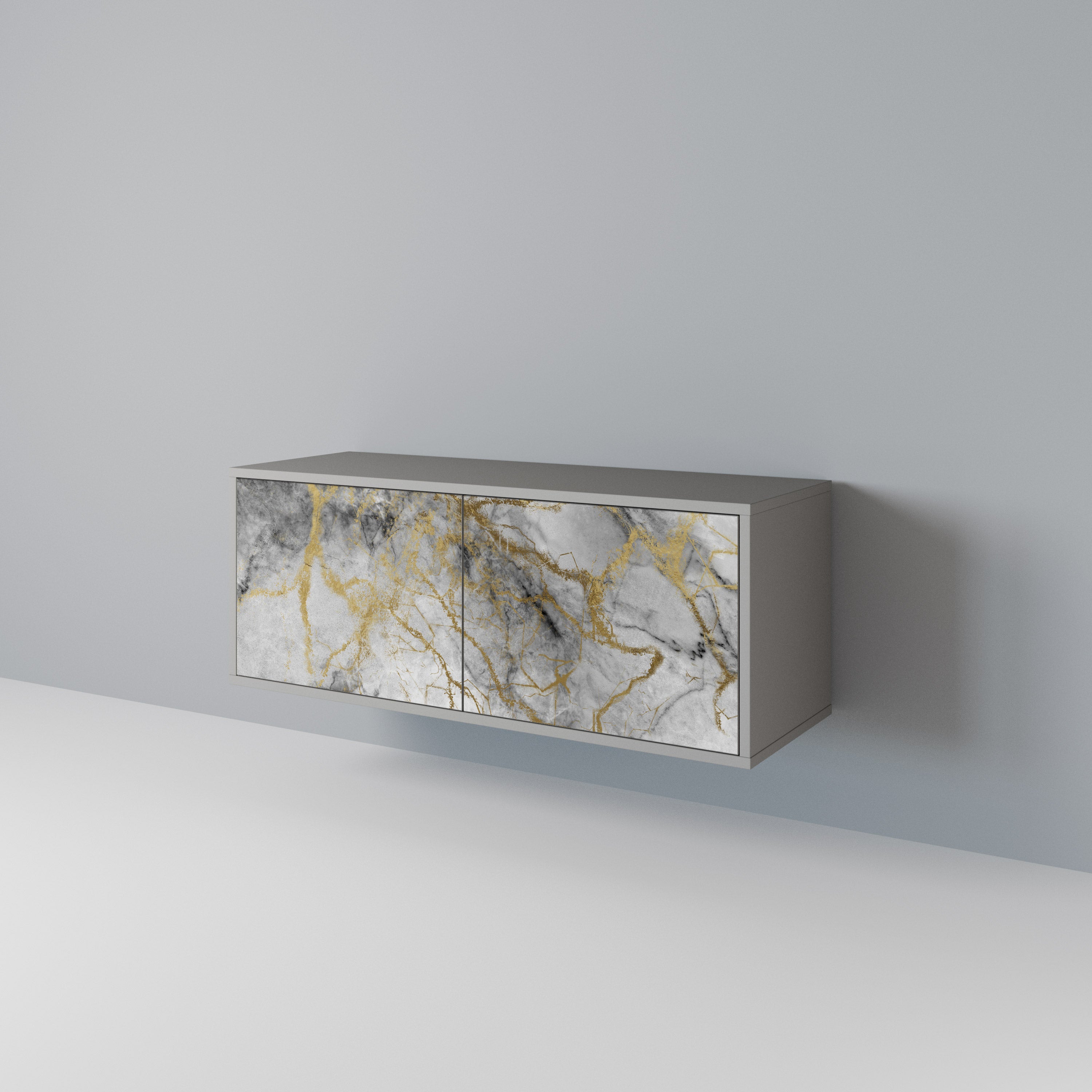 TIMELESS GLIDE Kompakt TV-bänk med 2 dörrar