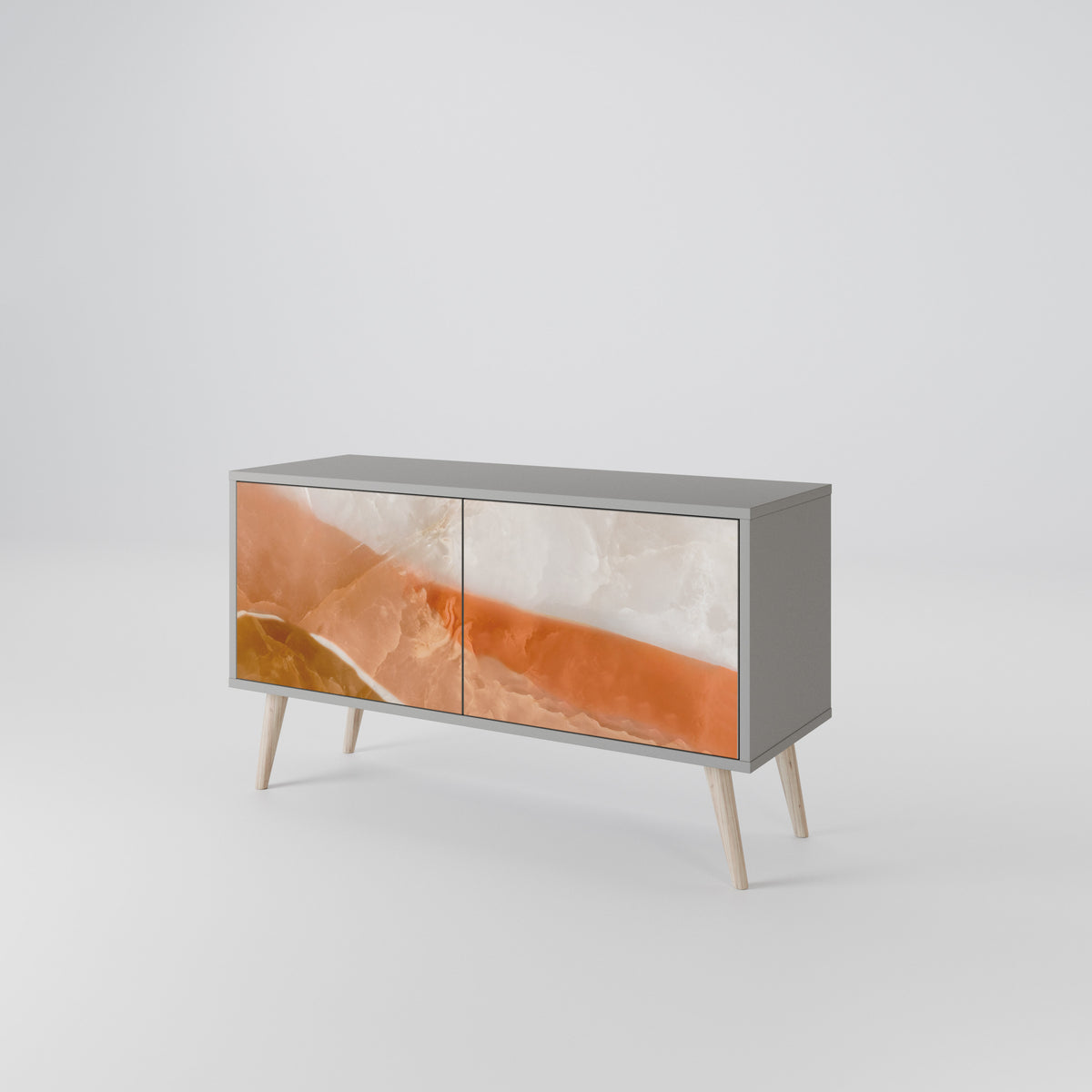 SANDHILLS SPLENDOUR Mueble de TV Compacto de 2 puertas