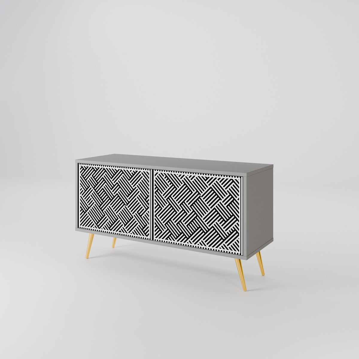 TEMPORARY SEQUENCE Mueble de TV Compacto de 2 puertas