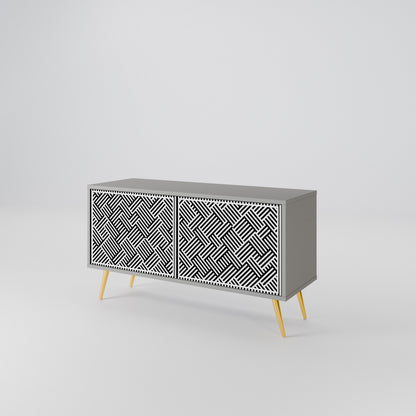 TEMPORARY SEQUENCE Mueble de TV Compacto de 2 puertas