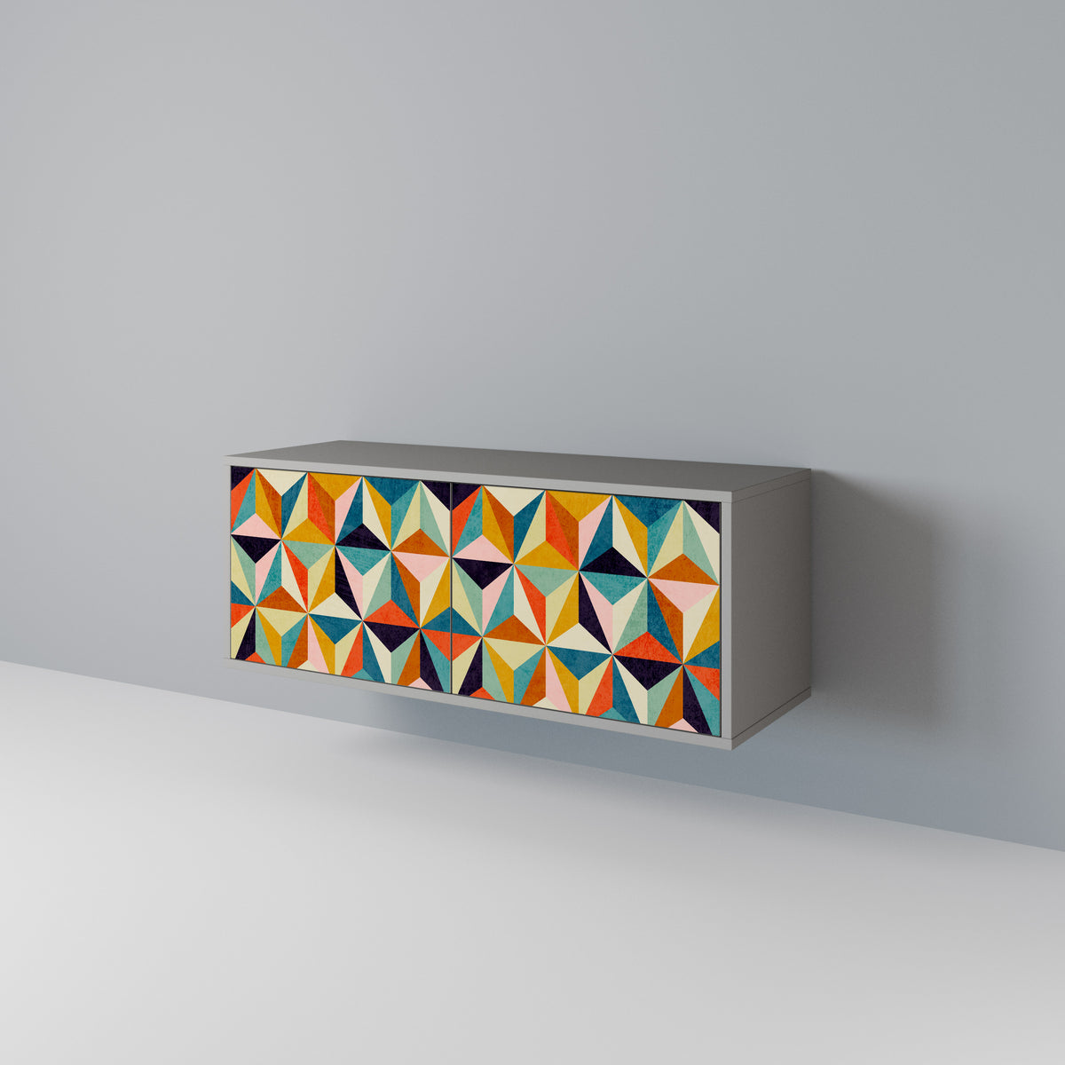 TESSELATE TREASURES Kompaktes 2-türiges TV-Lowboard