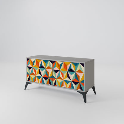 TESSELATE TREASURES Kompaktes 2-türiges TV-Lowboard