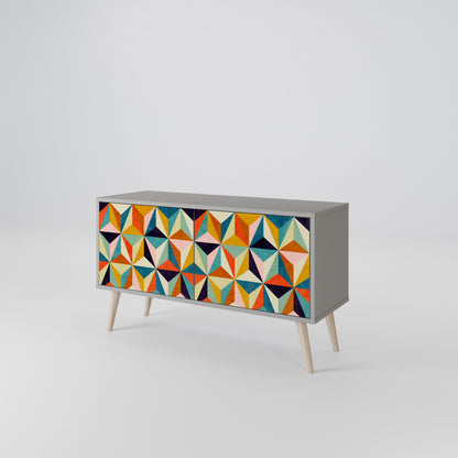 TESSELATE TREASURES Kompaktes 2-türiges TV-Lowboard