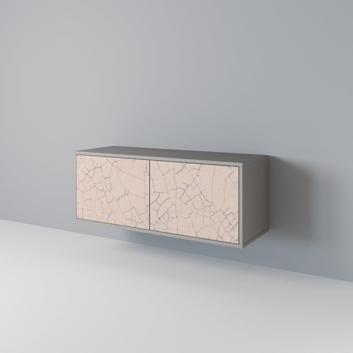 CERAMIC TEXTURE Συμπαγές έπιπλο τηλεόρασης 2-θυρών