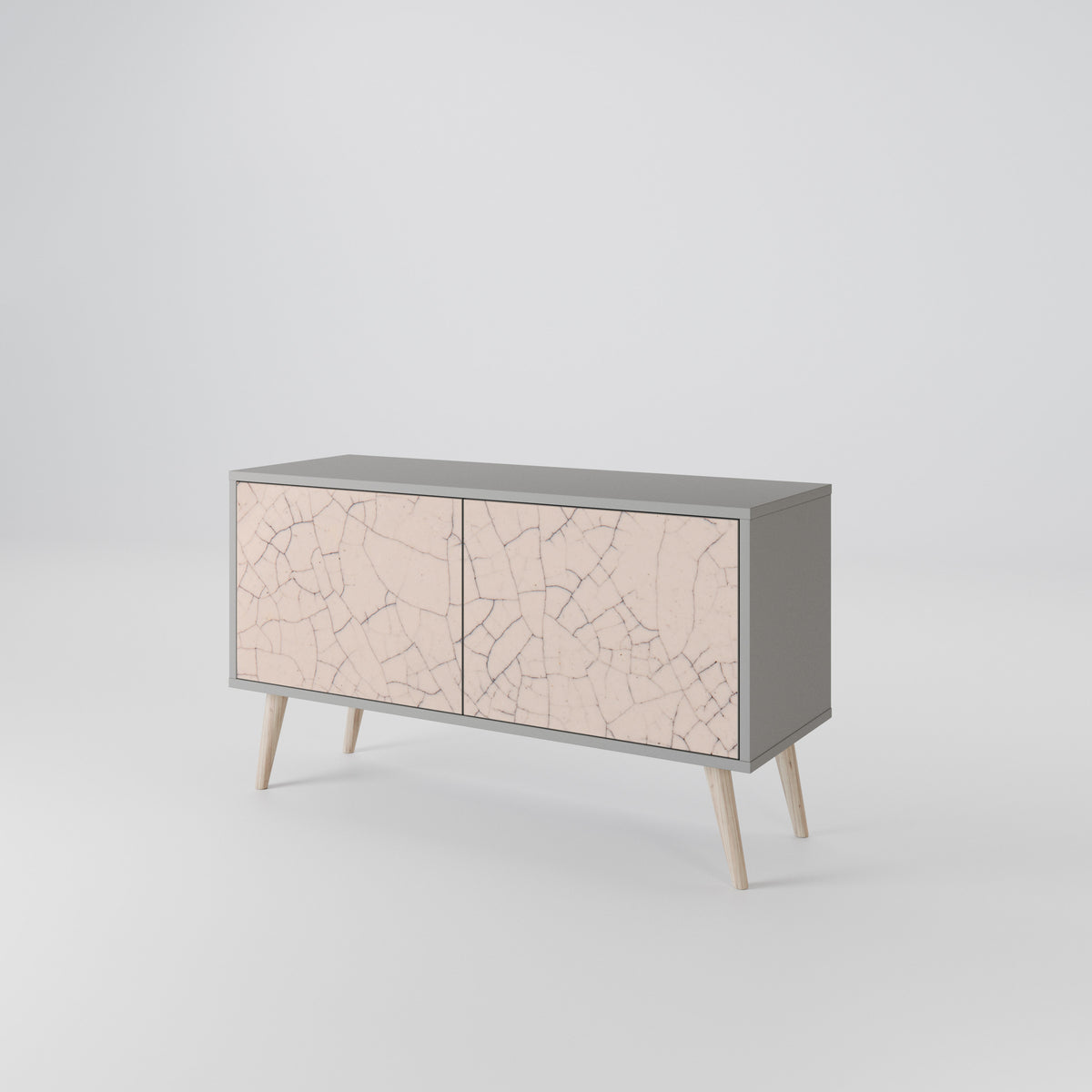 CERAMIC TEXTURE Συμπαγές έπιπλο τηλεόρασης 2-θυρών
