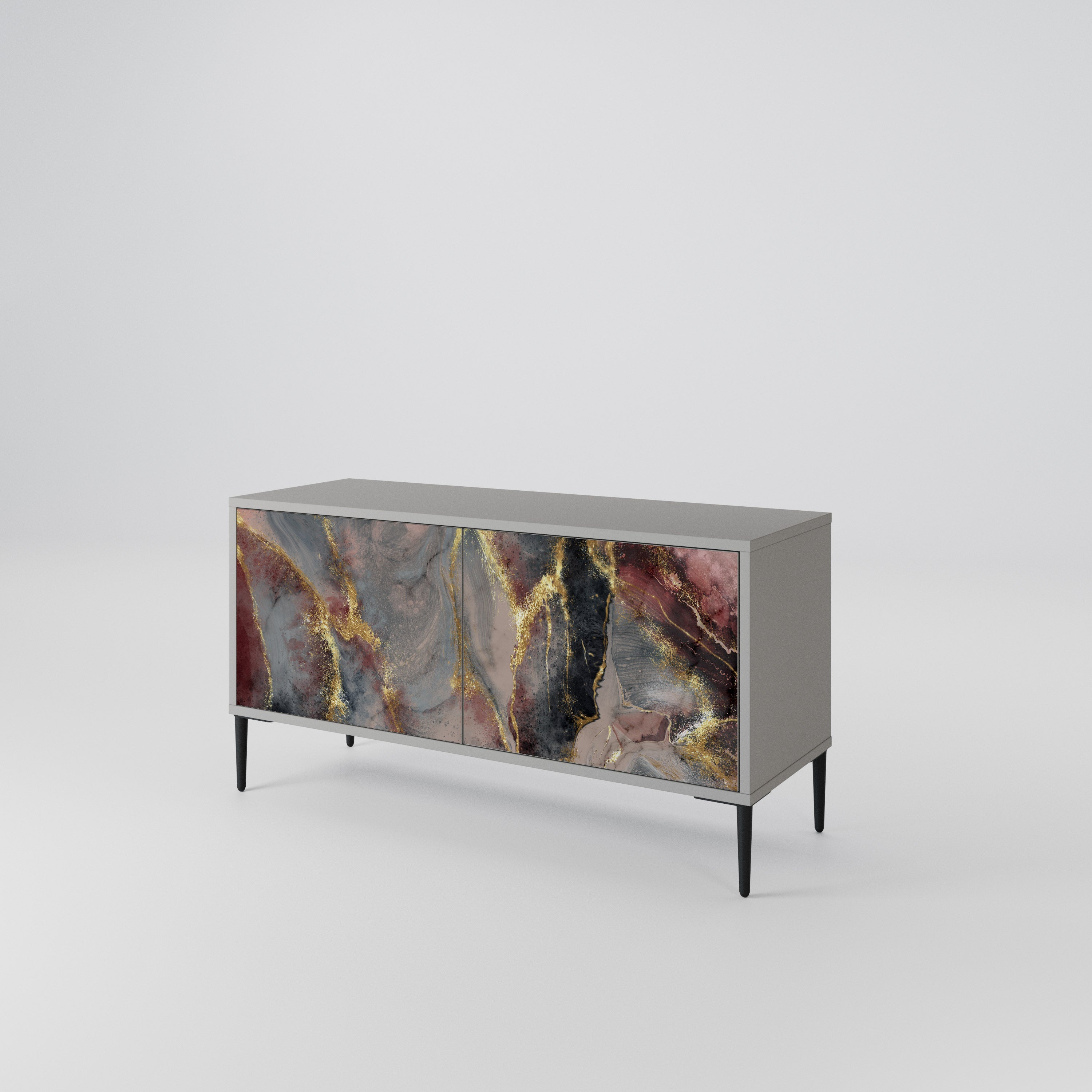 GOLDEN TIDES Συμπαγές έπιπλο τηλεόρασης 2-θυρών