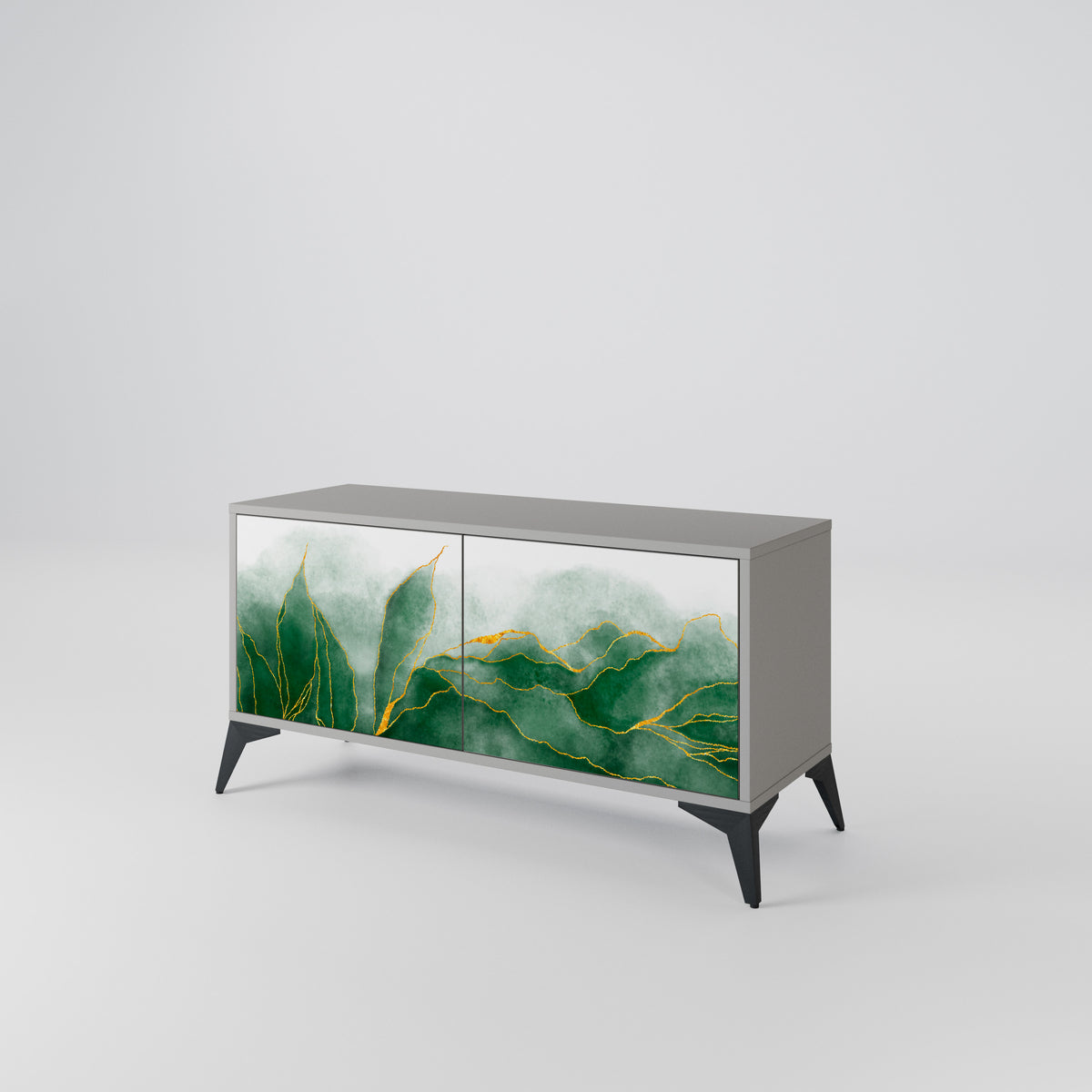 EXPENSIVE NATURE Kompakt TV-bänk med 2 dörrar