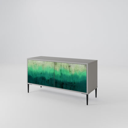 NORTHERN LIGHTS Mueble de TV Compacto de 2 puertas