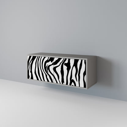 SPLENDID ZEBRA Compact 2-Door TV Cabinet