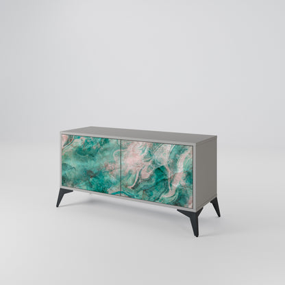 ABSTRACT ALCHEMY Compact 2-Door TV Cabinet
