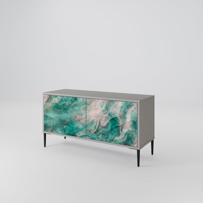 ABSTRACT ALCHEMY Compact 2-Door TV Cabinet