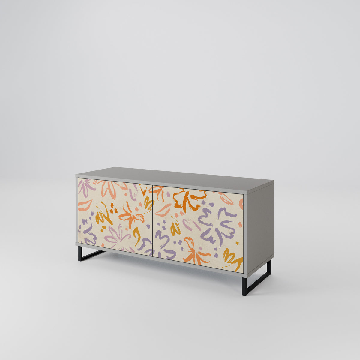 SPRING WHIMSY Kompaktes 2-türiges TV-Lowboard