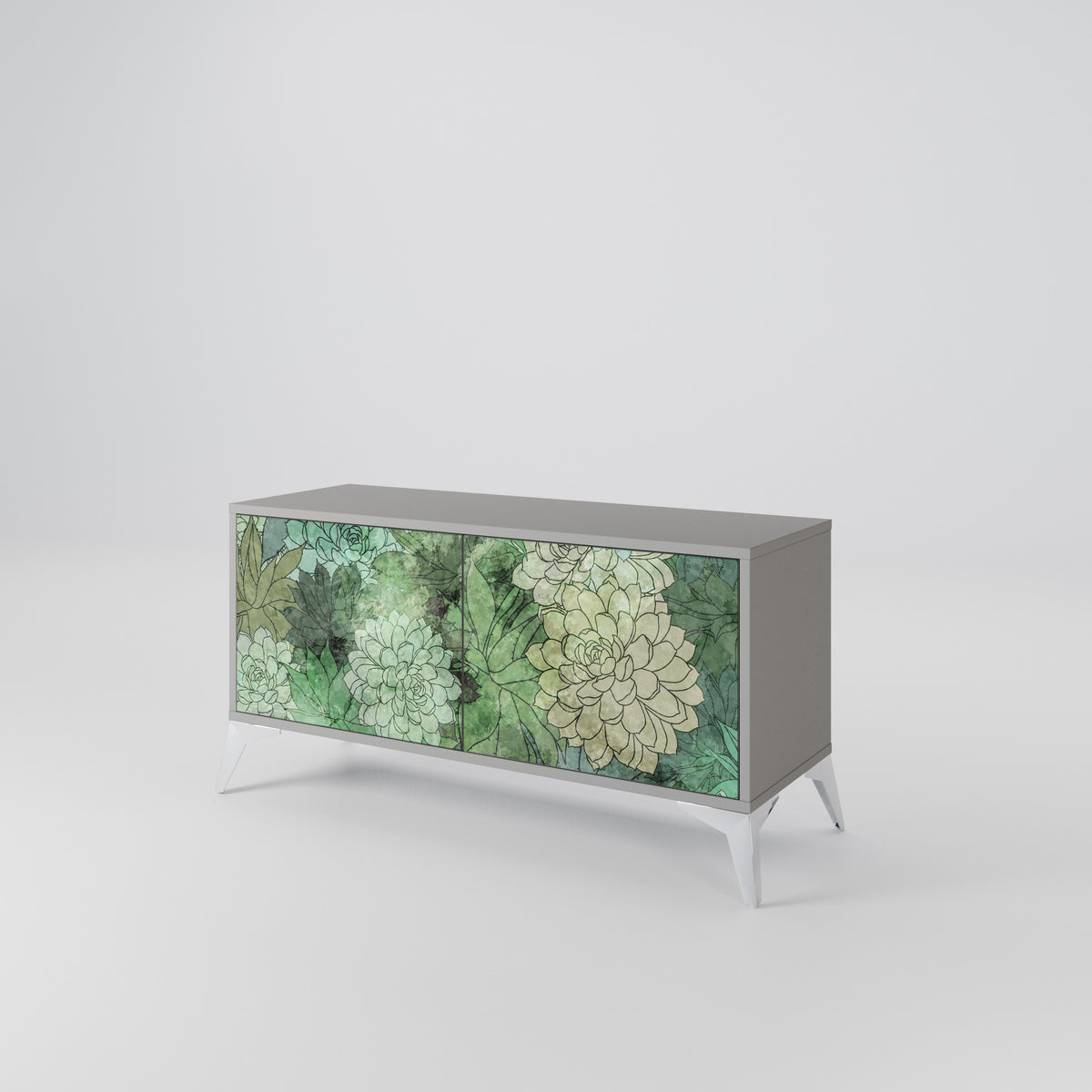SUCCULENT CLUSTER Mobile TV Compatto a 2 Ante
