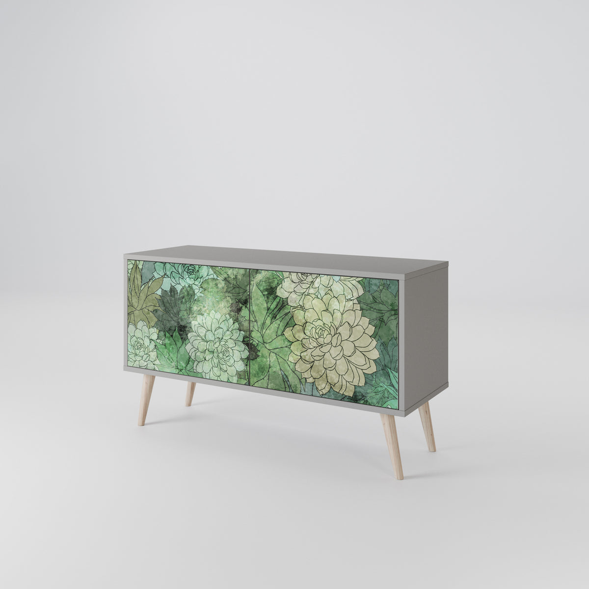 SUCCULENT CLUSTER Mobile TV Compatto a 2 Ante