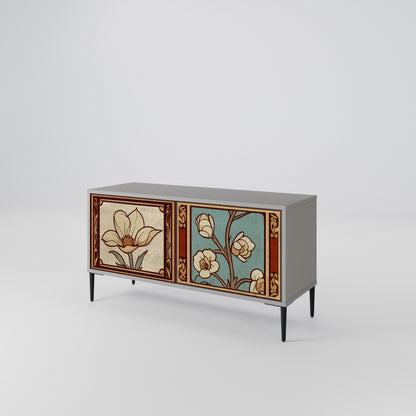 TIMELESS FLORA Mobile TV Compatto a 2 Ante