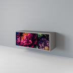 BLOOMING ELEGANCE Compact 2-Door TV Cabinet