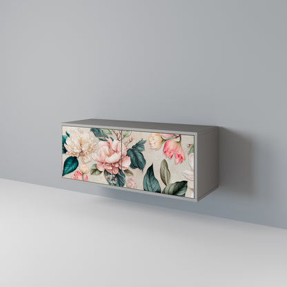 FLORAL GRACE Συμπαγές έπιπλο τηλεόρασης 2-θυρών