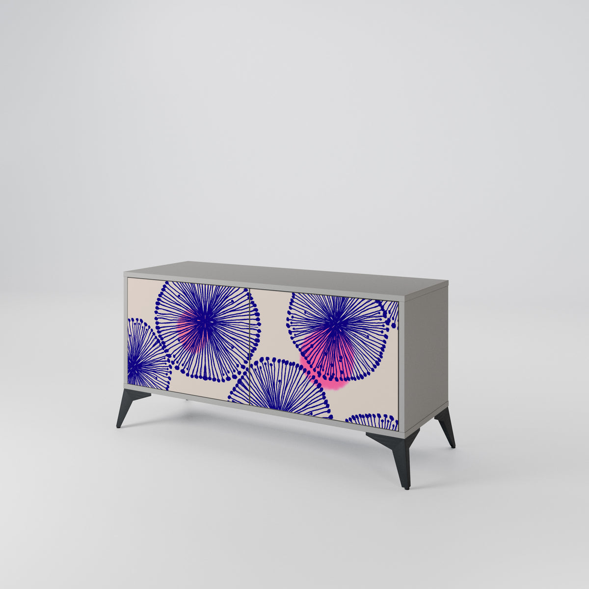 MAGIC NATURE Compact 2-Door TV Cabinet