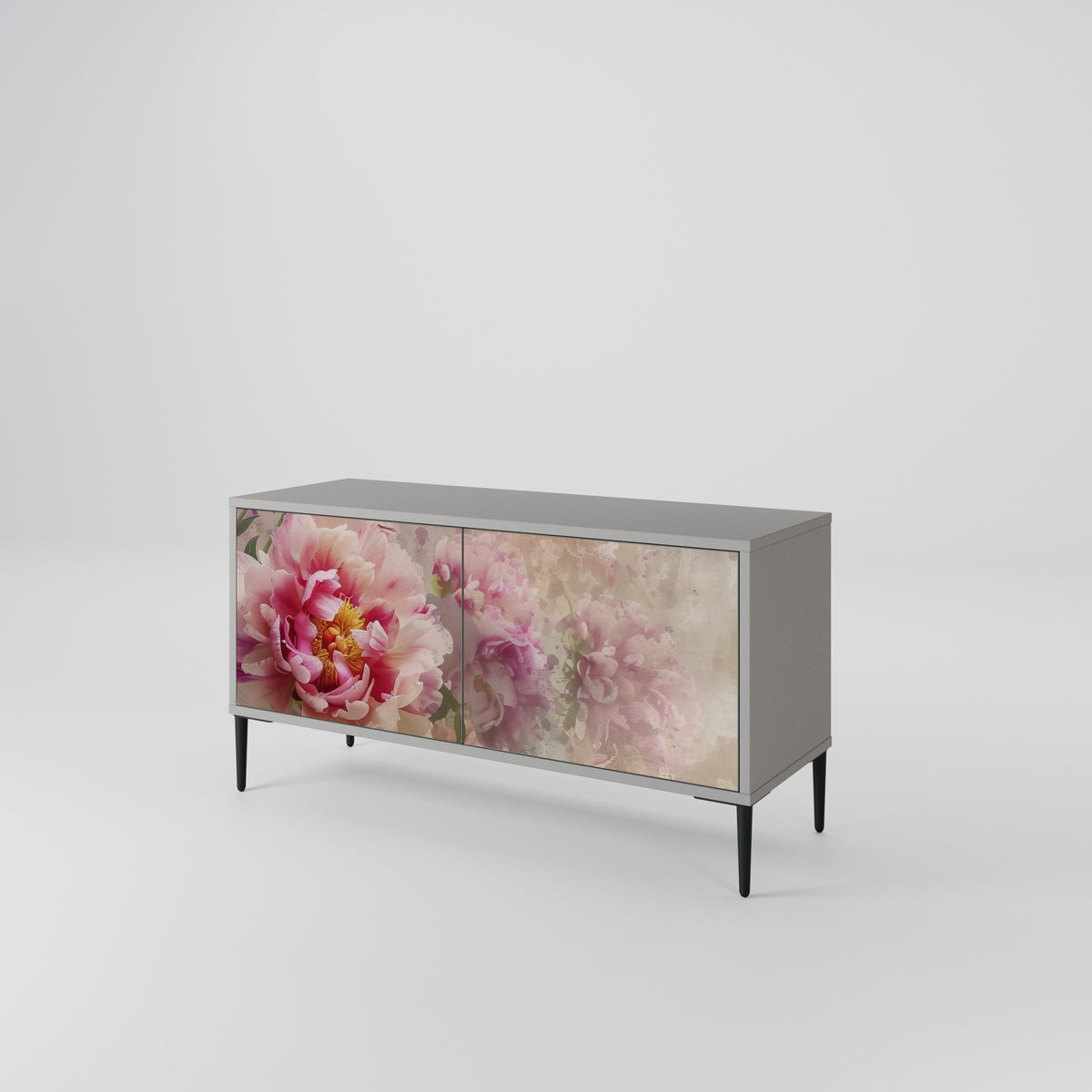 PEONY WHISPER Mueble de TV Compacto de 2 puertas