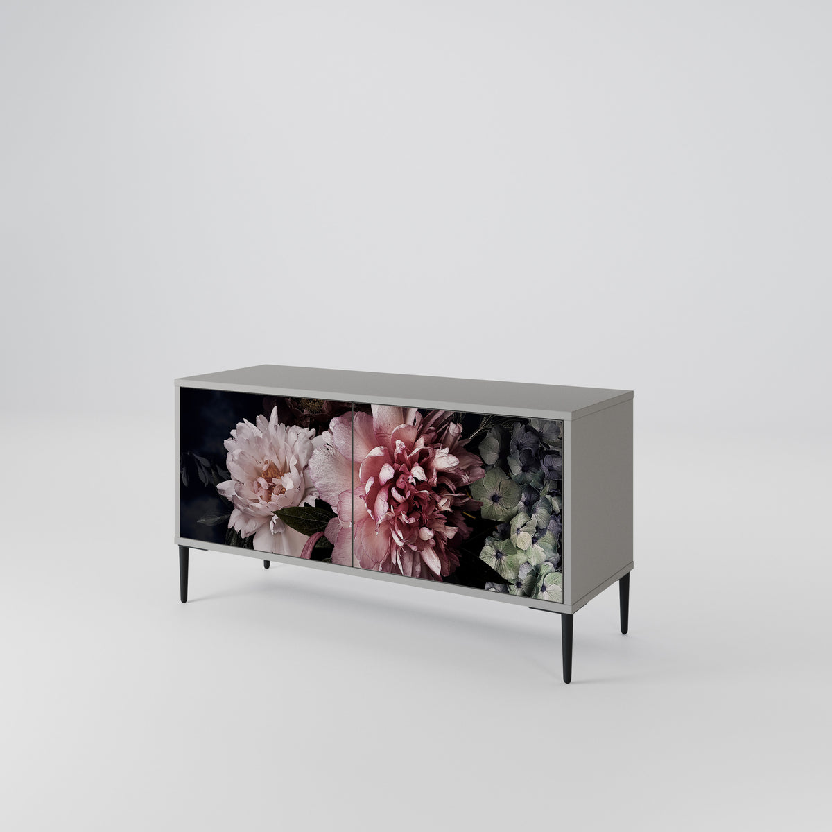 PURE BLOSSOM Kompaktní dvoudveřový TV stolek