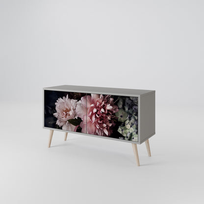 PURE BLOSSOM Kompaktní dvoudveřový TV stolek