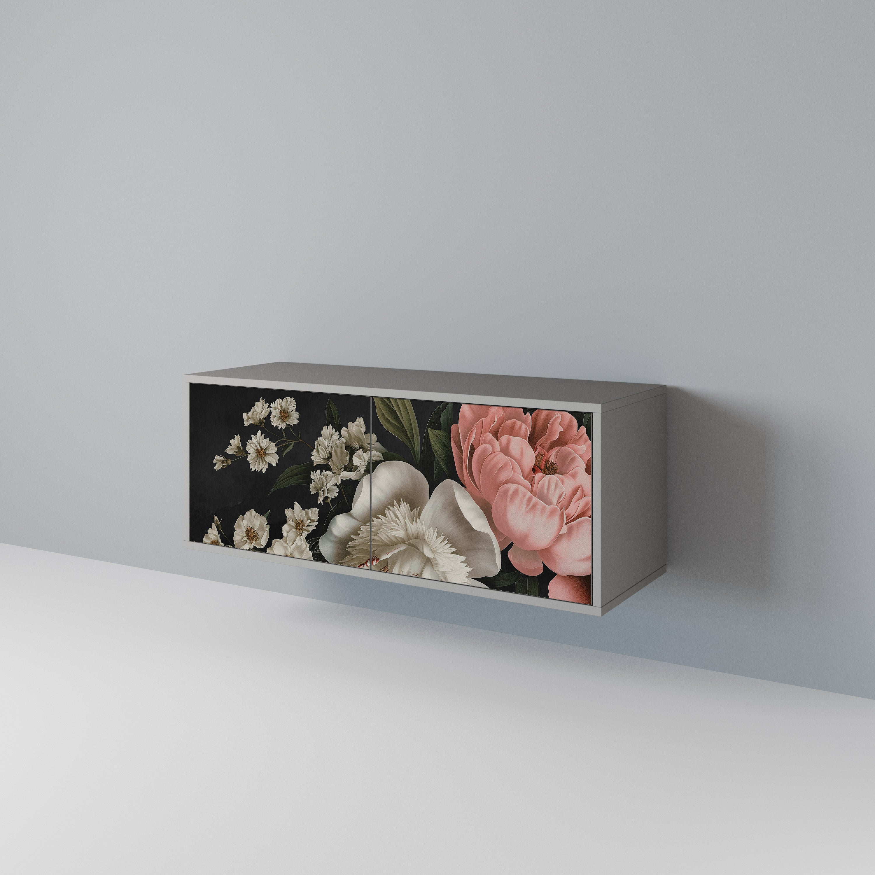 LUSH ELEGANCE Compact 2-Door TV Cabinet