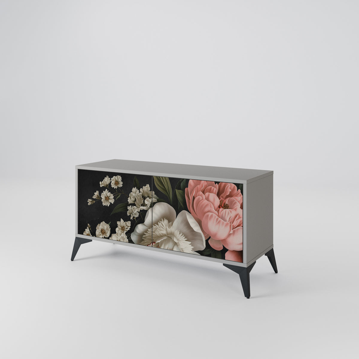 LUSH ELEGANCE Compact 2-Door TV Cabinet