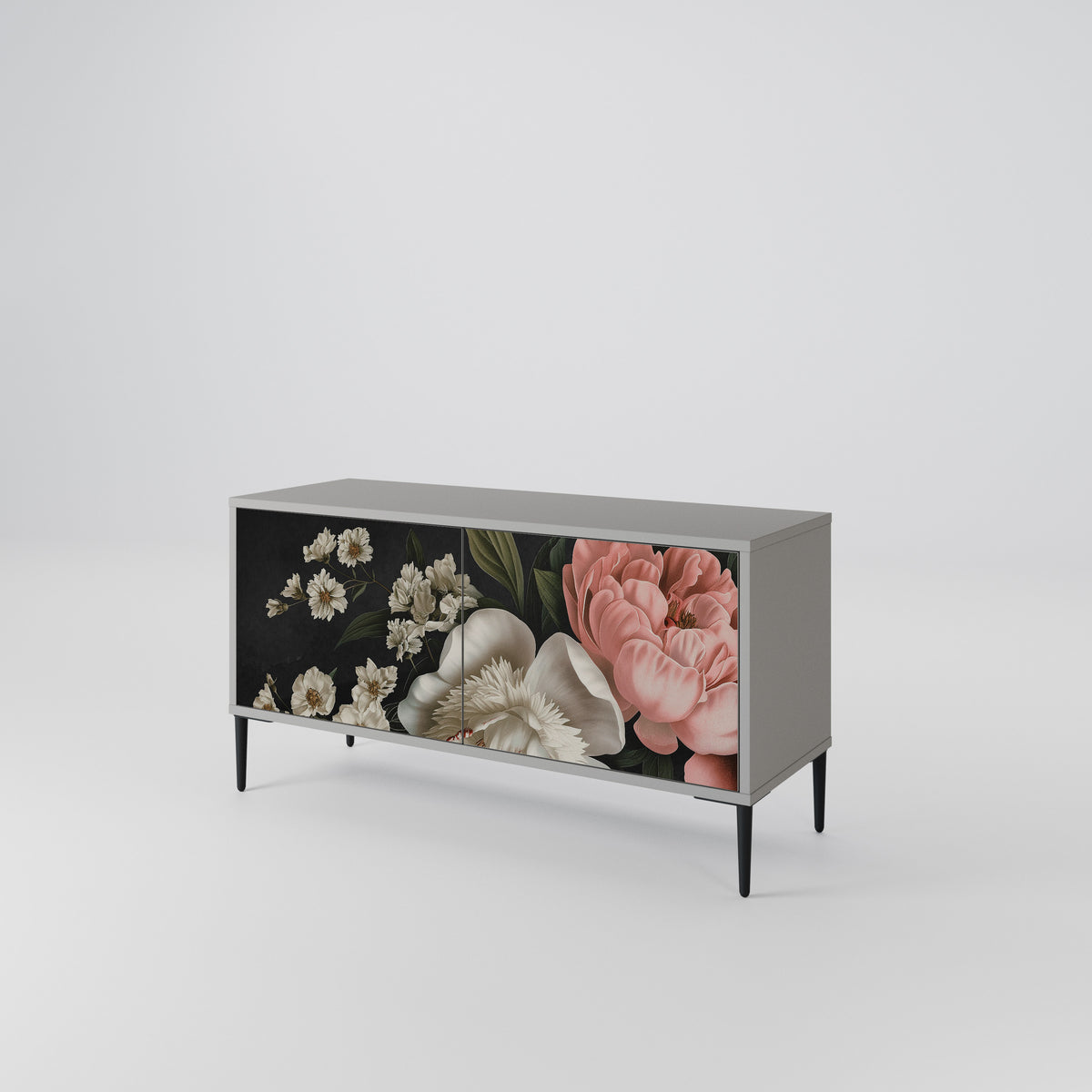 LUSH ELEGANCE Compact 2-Door TV Cabinet