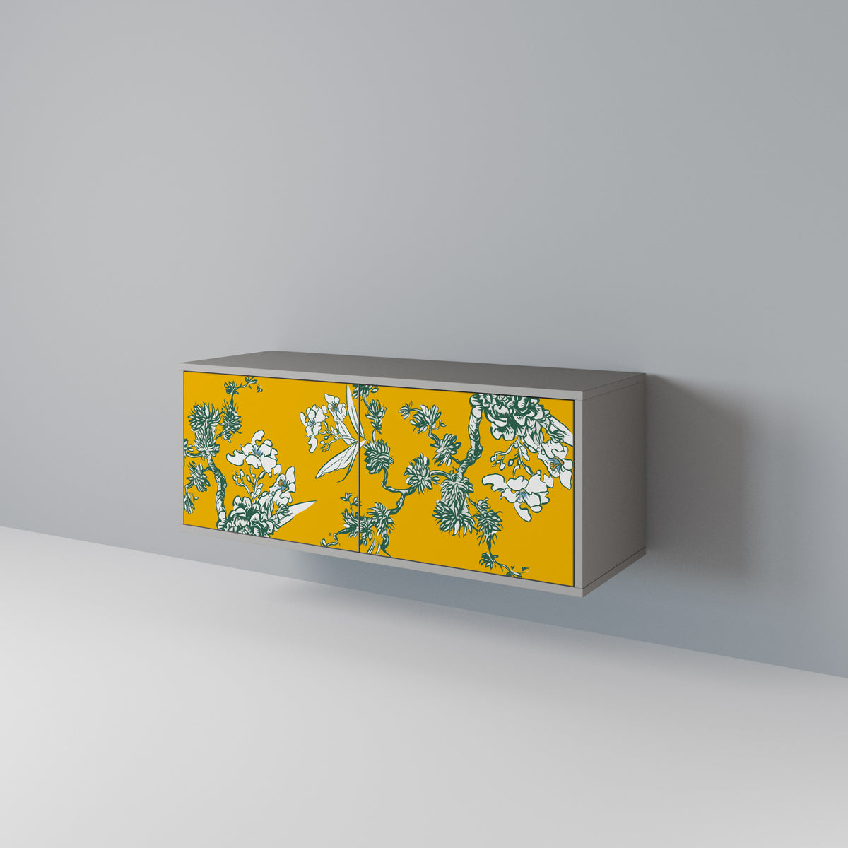 YELLOW CHINOISERIE Kompaktes 2-türiges TV-Lowboard