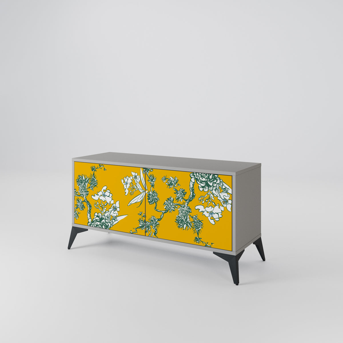 YELLOW CHINOISERIE Kompaktes 2-türiges TV-Lowboard