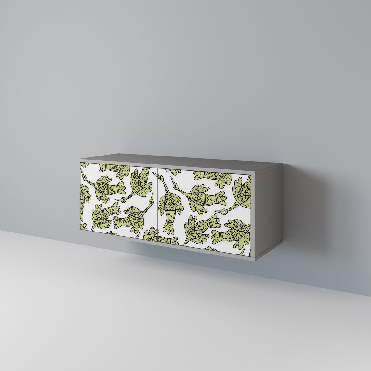 SEEDLING SONGBIRD Mueble de TV Compacto de 2 puertas