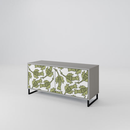 SEEDLING SONGBIRD Mueble de TV Compacto de 2 puertas