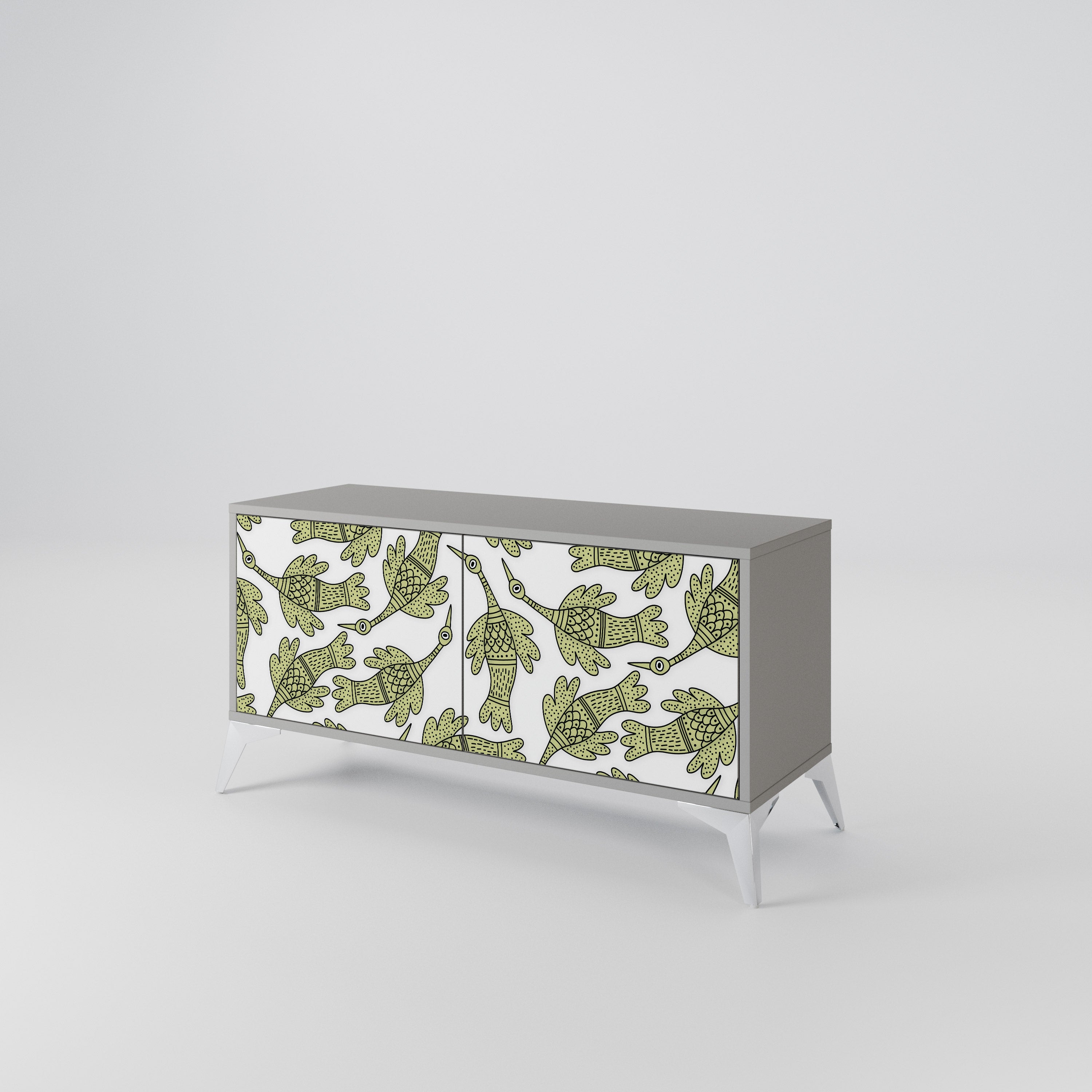 SEEDLING SONGBIRD Compact 2-Door TV Cabinet