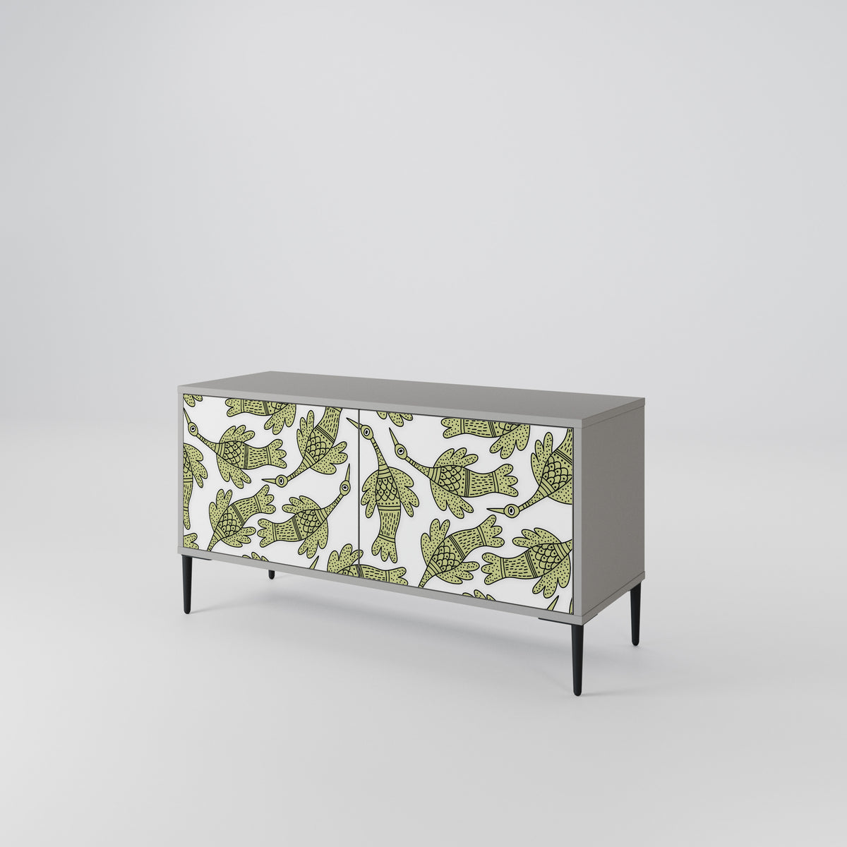 SEEDLING SONGBIRD Mueble de TV Compacto de 2 puertas