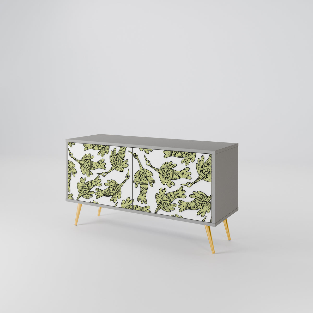 SEEDLING SONGBIRD Mueble de TV Compacto de 2 puertas