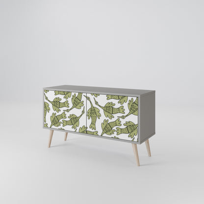 SEEDLING SONGBIRD Mueble de TV Compacto de 2 puertas