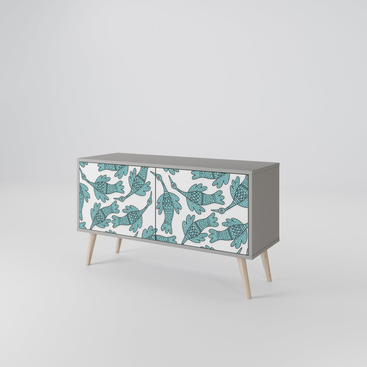 WATERSPOUT SONGIBIRD Mueble de TV Compacto de 2 puertas