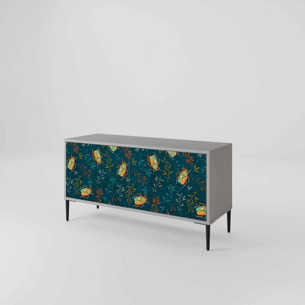 AUTUMN INSECTS Mueble de TV Compacto de 2 puertas