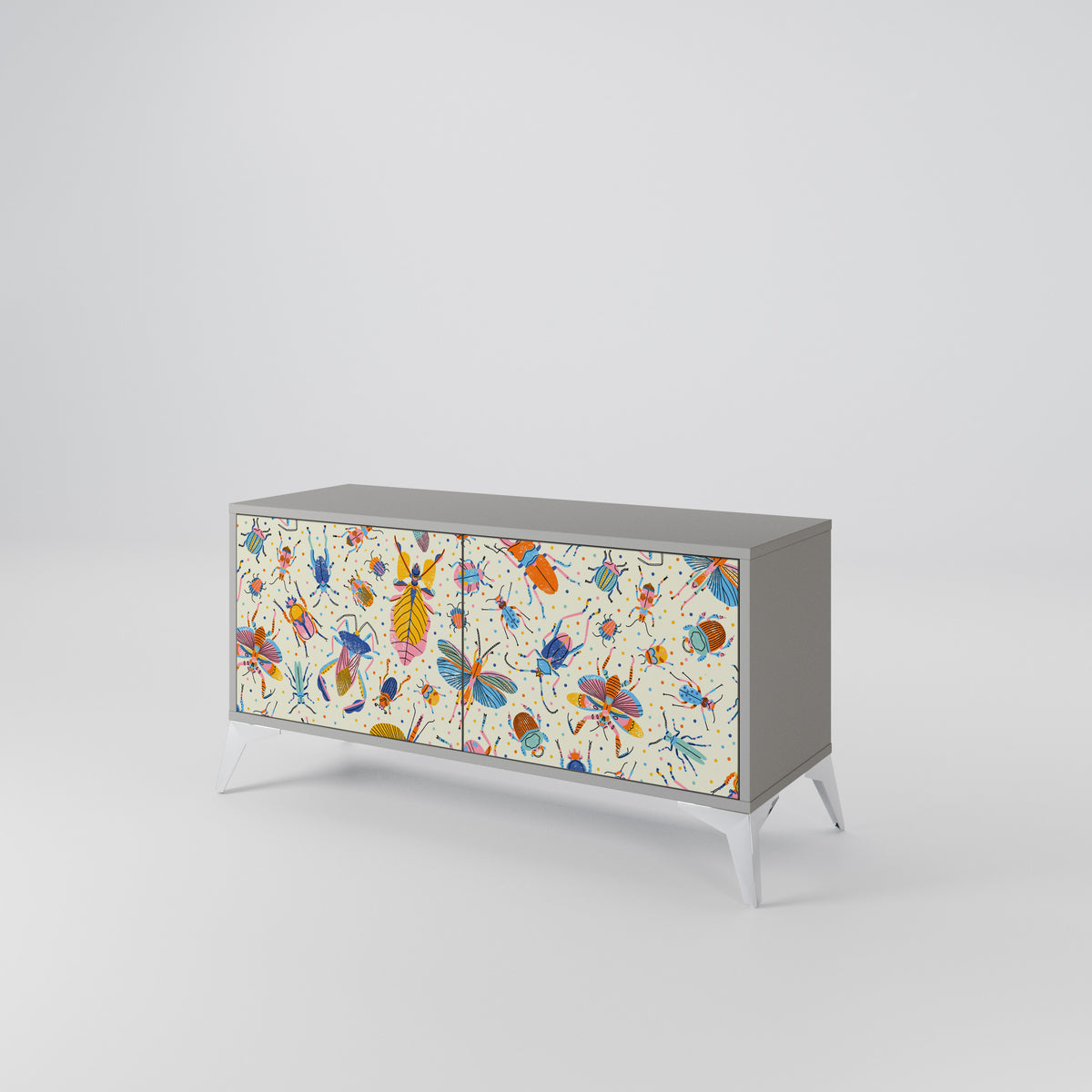 COLORFUL INSECTS Συμπαγές έπιπλο τηλεόρασης 2-θυρών