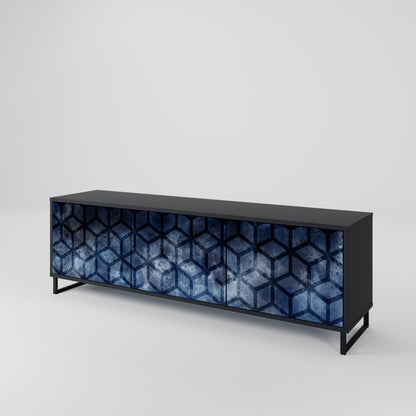 CUBIC MIST Móvel de TV de 3 Portas